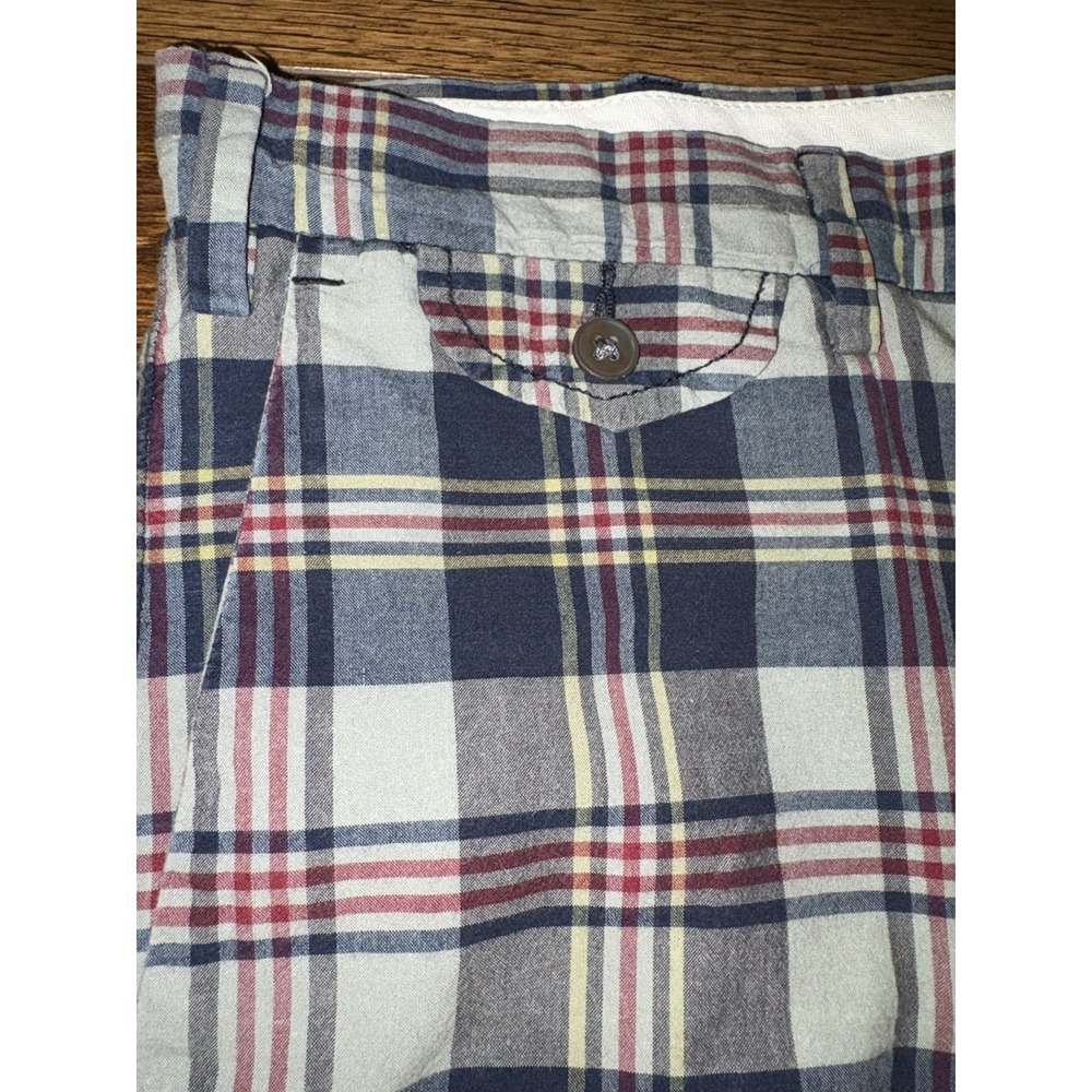 Polo Ralph Lauren Shorts Mens Sz 30 Plaid India Madras Vintage Board Plaid